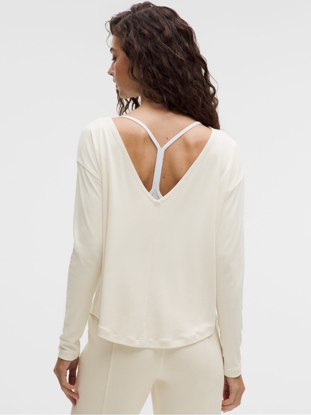 NWT Lululemon Drapey Softstreme Boatneck Long-Sleeve Shirt Sz Medium